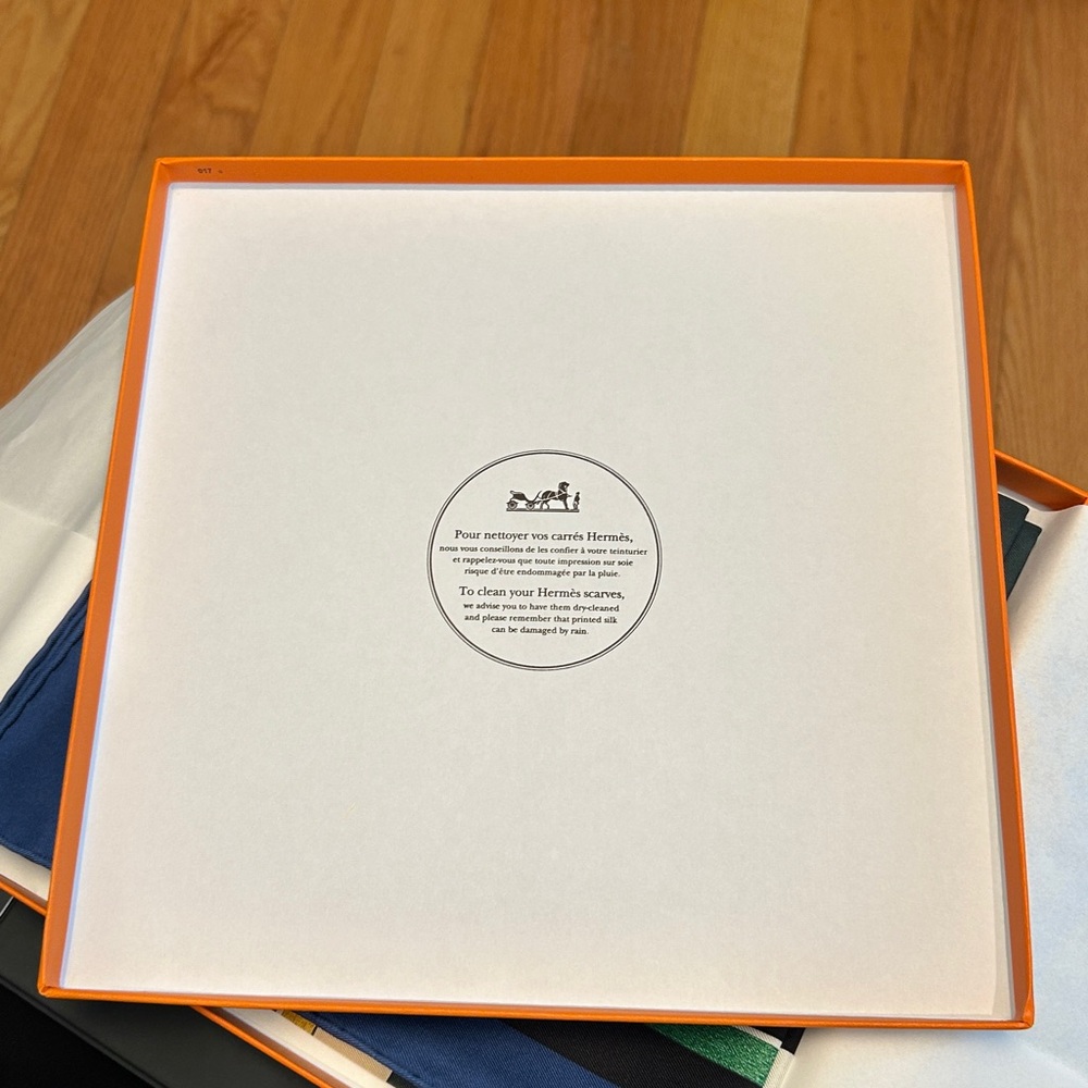 HERMES Figure Artisique Silk Scarf TAG UNWORN NEW IN BOX - Picture 5 of 13